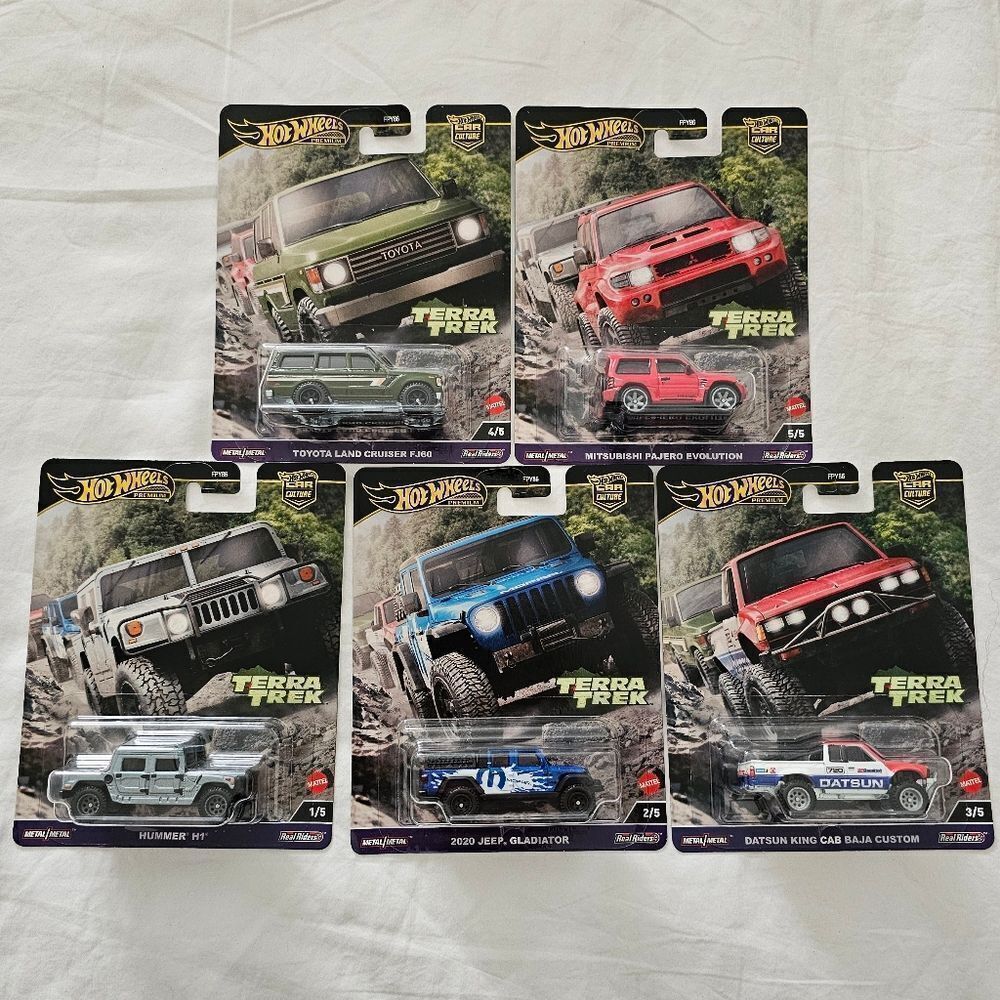 Premium HotWheels Full Set Of 5